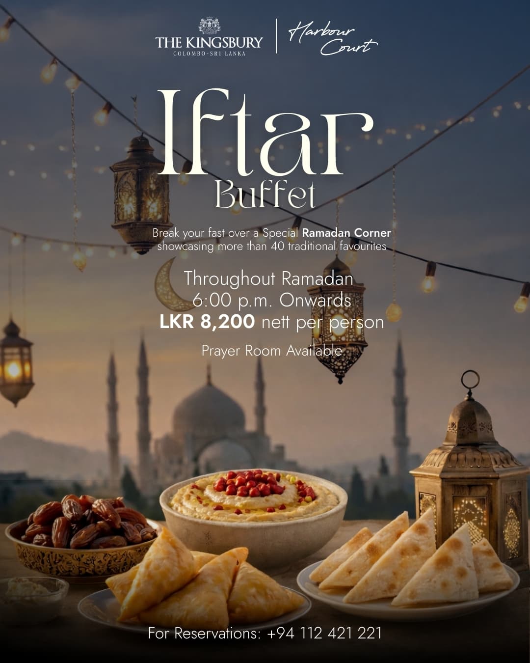 Iftar Buffet at Harbour Court