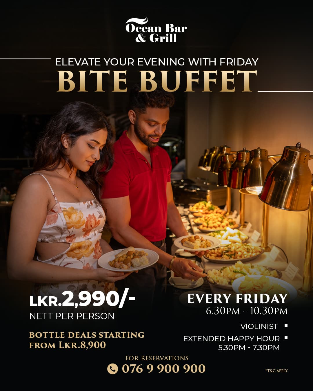 Friday Bite Buffet at Ocean Bar & Grill